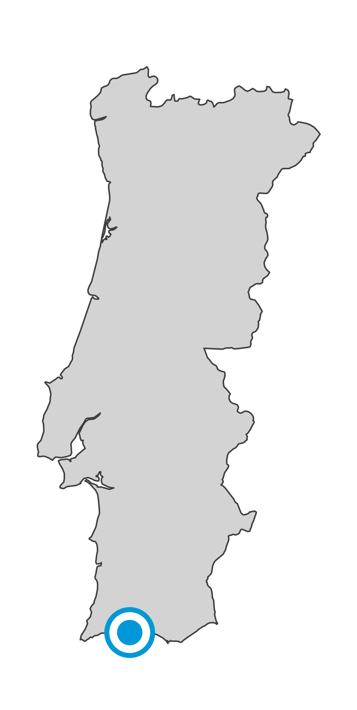 Carte de Lagoa e Carvoeiro