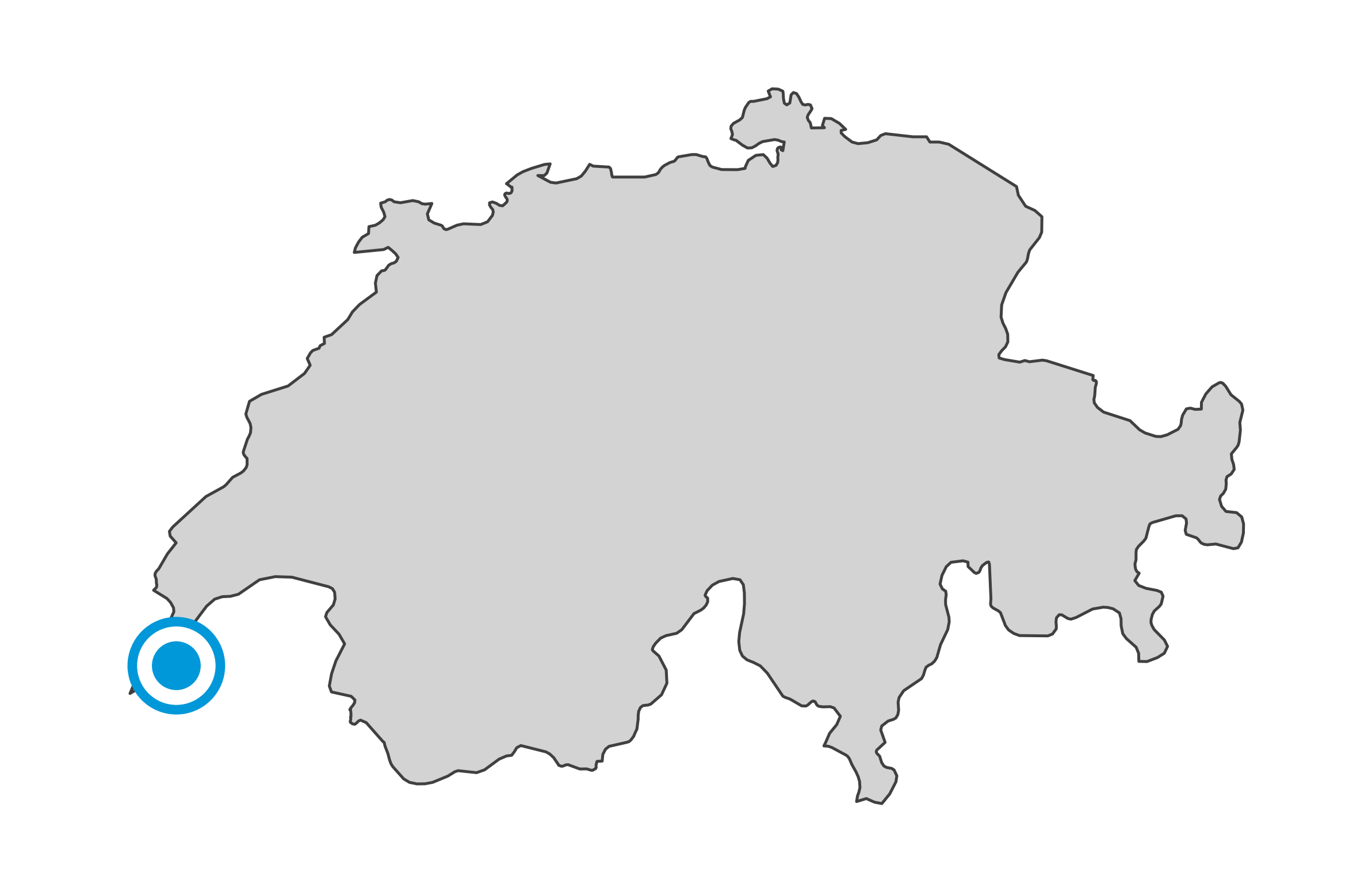 Carte de Genève