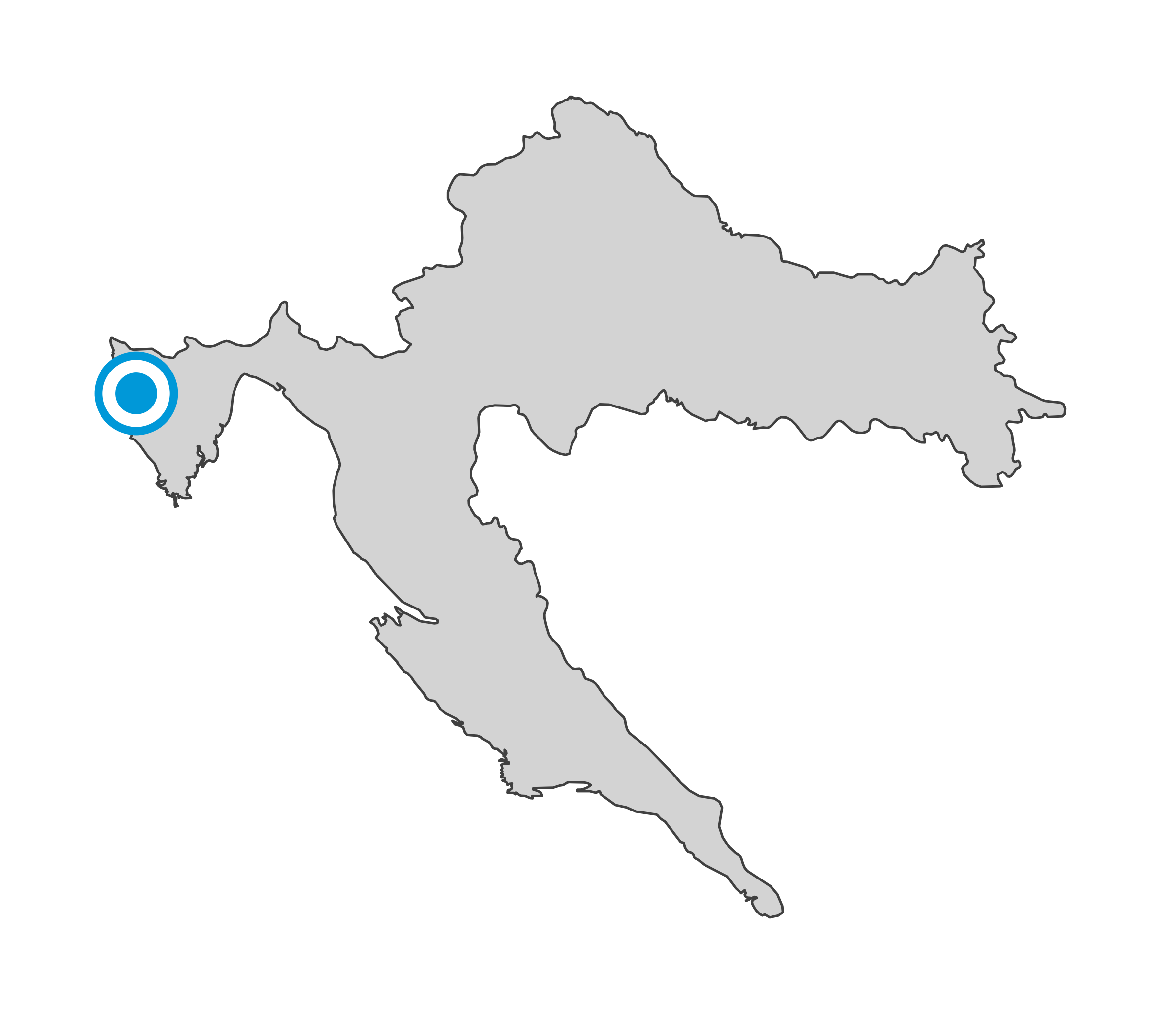 Carte de Jama - Grotta Baredine