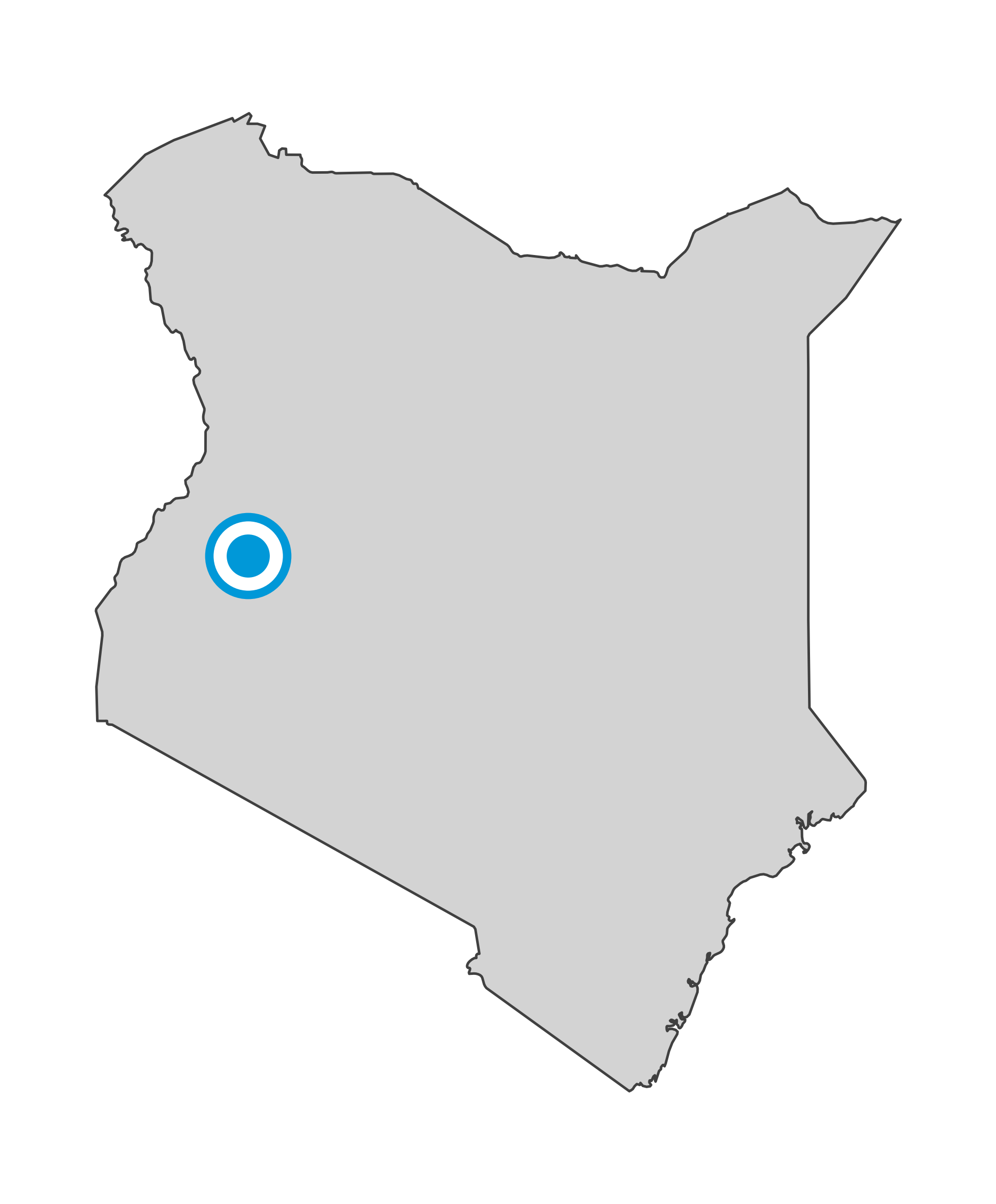 Carte de Uasin Gishu