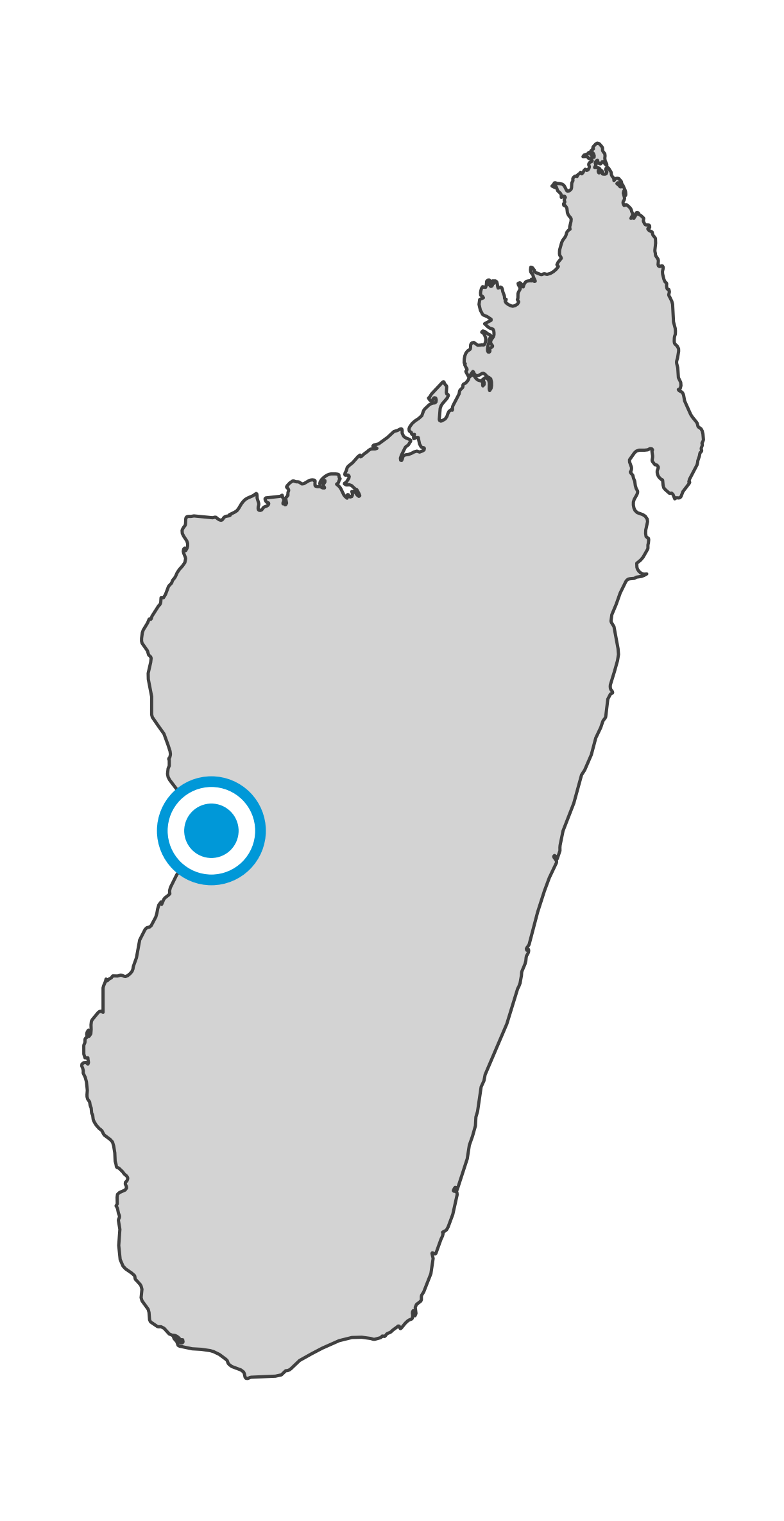 Carte de Belon'i Tsiribihina