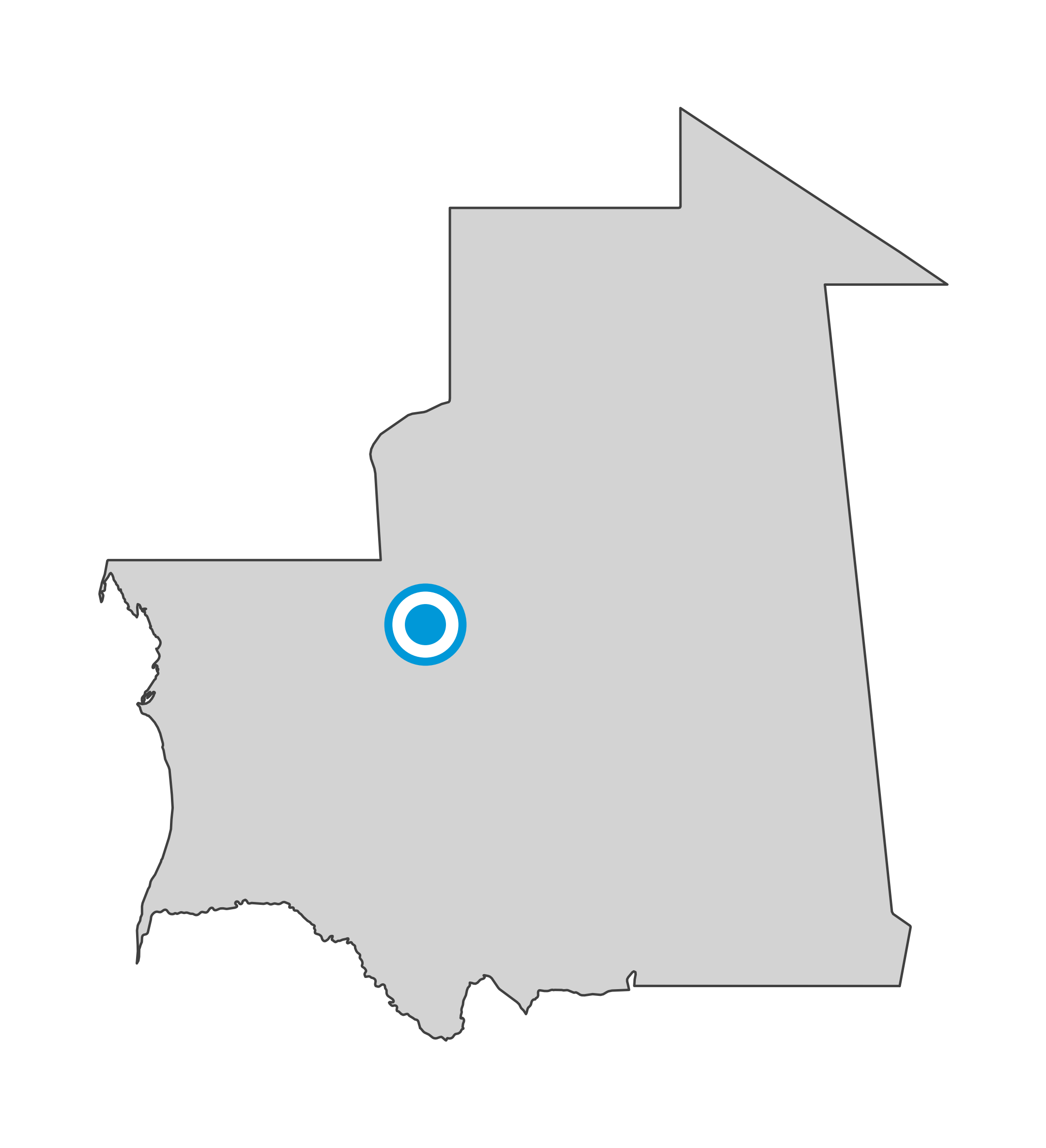 Carte de Chinguetti