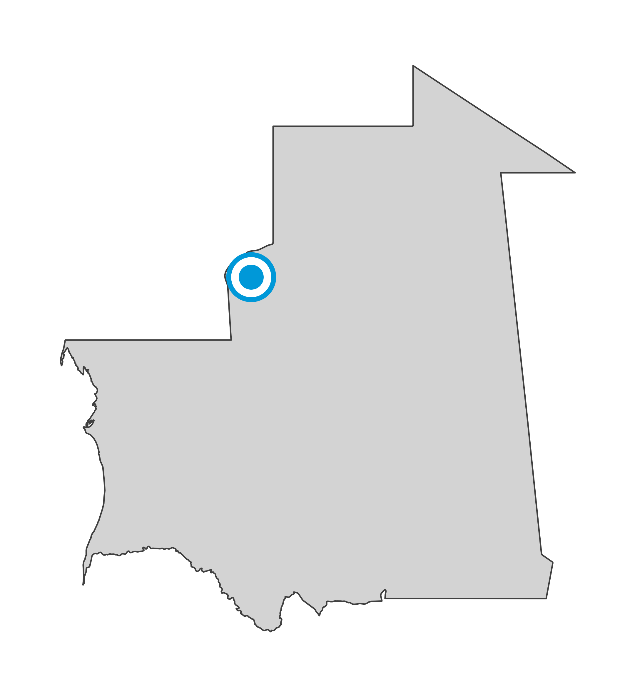 Carte de Zouérat