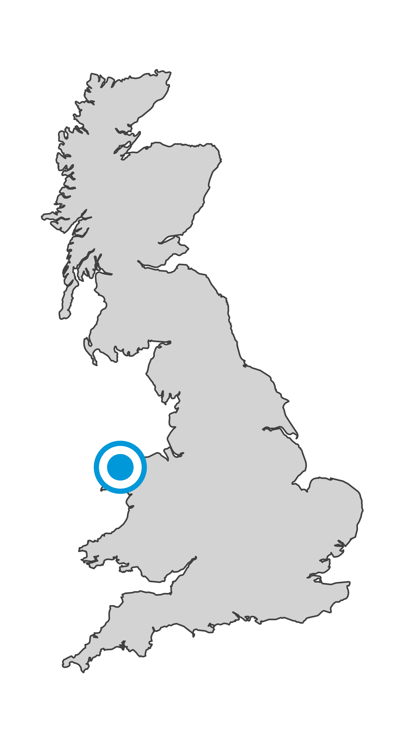 Carte de Llanfaglan