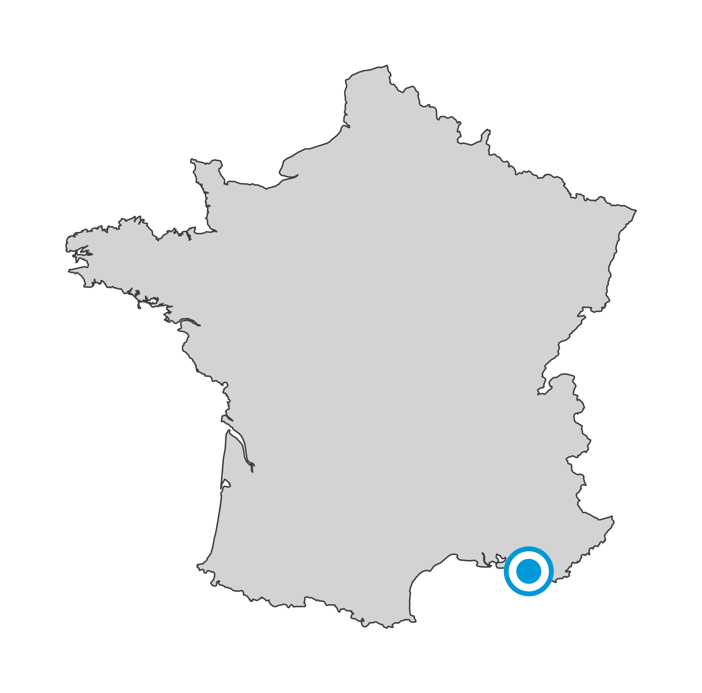 Carte de Cuges-les-Pins