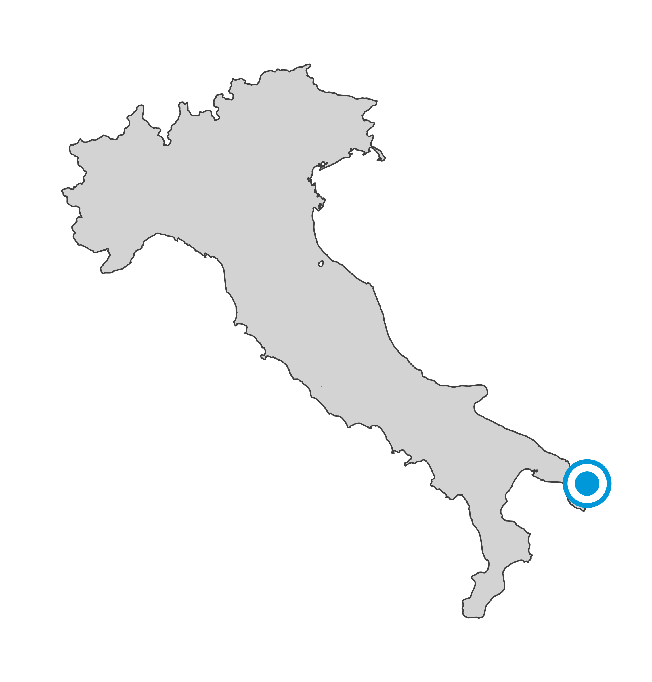 Carte de Torre dell'Orso