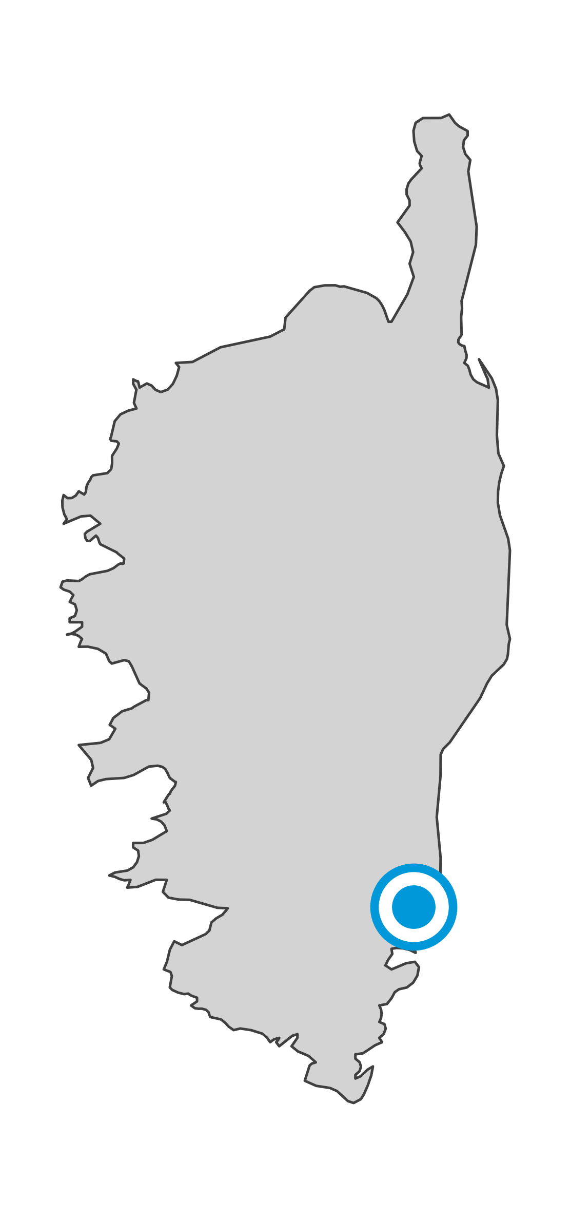 Carte de Sainte-Lucie de Porto-Vecchio