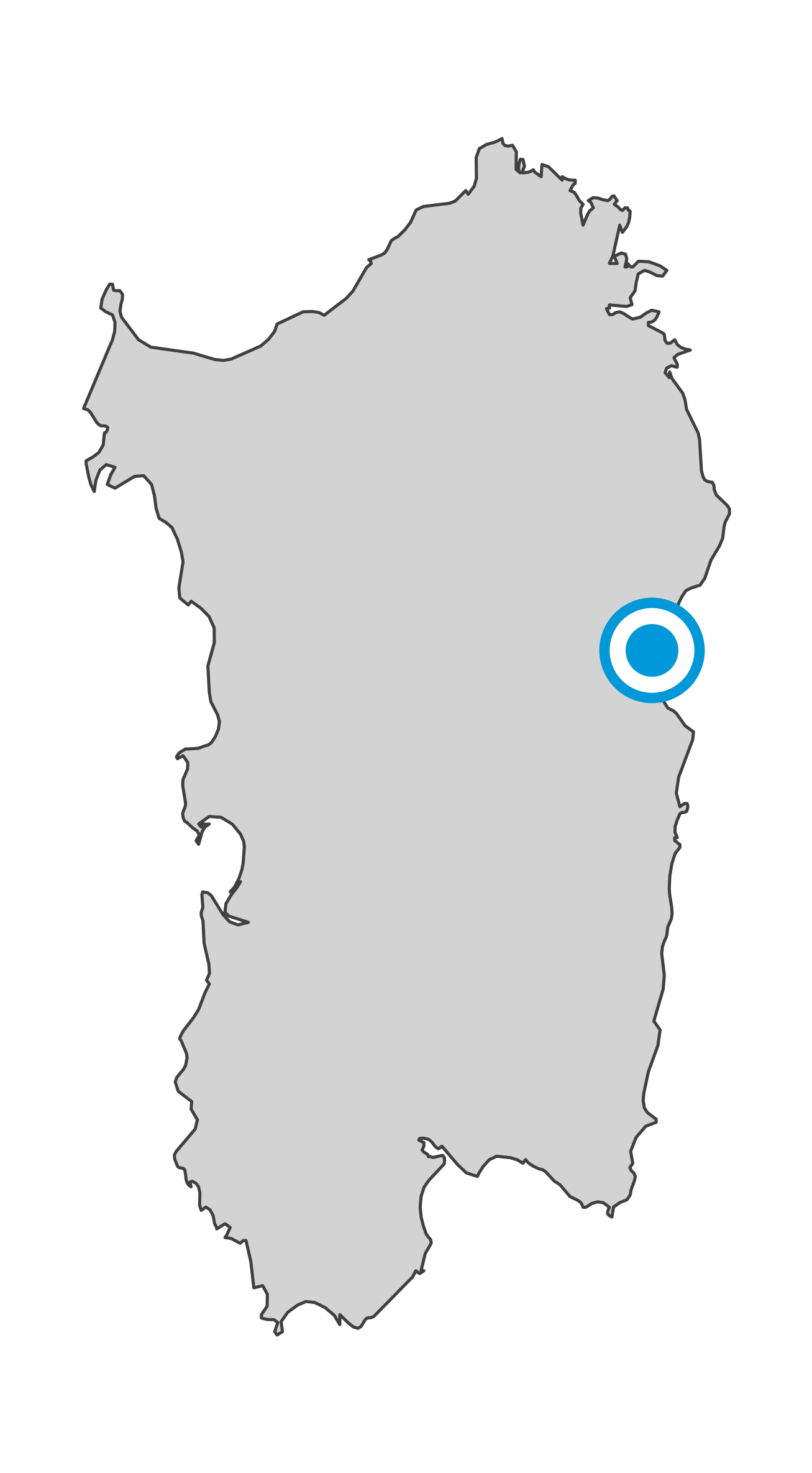 Carte de Cala Gonone